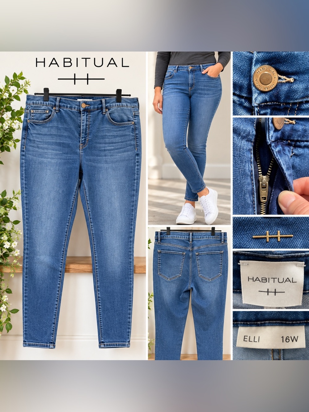 Habitual ELLI Jeans Size 16W